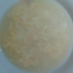 卵だけの中華スープ